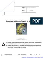 PSG-KMG-18-020 - Reemplazo Del Acople Flexible de Motor Diesel