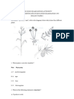 Paper 2 Biology 1995 Paper 2+ans