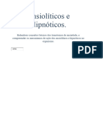 Aula 5 - Ansiolíticos e Hipnóticos