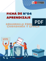 Ficha de Aprendizaje N°04 - 4to Grado