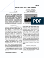 Decentralized Nonlinear Model Predictive Control of Multiple Flying Robots