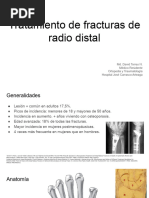 Manejo de Fracturas de Radio Distal