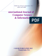 International Journal of Computer Science & Information Security