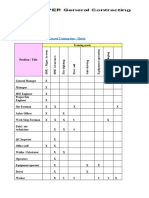 HSE General Training Plan