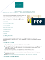 Health and Safety Risk Assessment: 1. The Process