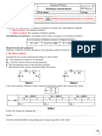 PW #01 Resistance Measurement