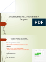 Documentación Licenciamiento