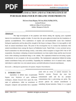 Customer Satisfaction and Factor Influence of Purchase Behaviour in Organic Food Products