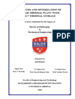 Performance and Evaluation of Solar Therma Power PLNT