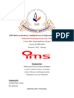 IFRS Rules On Inventory Counting Process & Depreciation Calculation