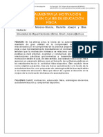 Cómo Aumentar La Motivación Intrínseca en Clases de Educación Física