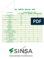 Nota de Corte Bolsa Sas