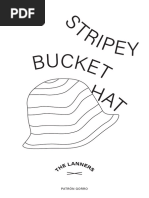 Stripey Bucket Hat The Lanners Pattern