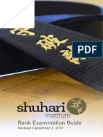 Shuhari Institute Rank Examination Guide