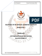 Dmba402 All International Business - P