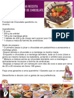 Fondant de Chocolate Escola Mila Ensina 1