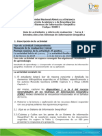 Guía de Actividades y Rúbrica de Evaluación - Unidad 1 - Tarea 1 - Introducción A Los Sistemas de Información Geográfica