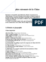 Bibliographie Raisonne de La Chine