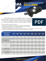 Série MMR: Motores Hidráulicos Tipo Orbital