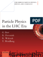 Barr Devenish Walczak Weidberg Particle Physics in The LHC Era