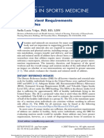 Micronutrient Requirements For Athletes