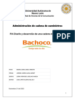 PIA Diseño y Desarrollo de Una Cadena de Suministro