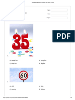 Numbers, Bahasa Inggris Kelas 3 - Quizizz