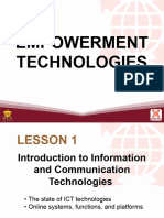 L1 Introduction To Information and Communication Technology