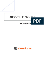 Kioti Daedong Series 3C, A, B Engines Service Manual 4A220LWS