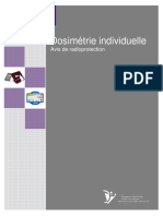 Dosimetrie Individuelle - 1