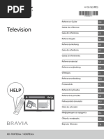 Manual Sony KD70XF8305