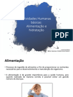 4 - Atividades Humanas Básicas - Alimentação e Hidratação