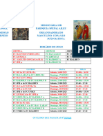 Horario Copa SJB