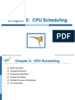 Chapter 5: CPU Scheduling: Silberschatz, Galvin and Gagne ©2009 Operating System Concepts - 8 Edition