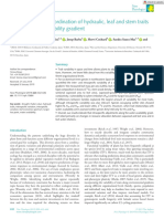 New Phytologist - 2019 - Rosas - Adjustments and Coordination of Hydraulic Leaf and Stem Traits Along A Water Availability