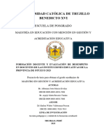 Tercera Revisión - Proyecto de Tesis Marcia Huaral y Rosario Aquije