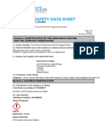 Fluid Science Anti Virus Fogging Solution MSDS