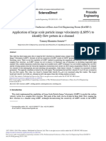 Application of Large Scale Particle Image Velocime