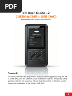 X3 User Guide-2 USB DAC