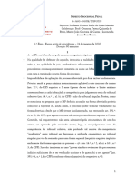 A) Deverá Abordar-Se, Pelo Menos, Os Seguintes Tópicos:: º NO Noite