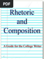 Rhetoric and Composition Book