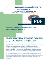 Presentación Derecho Notarial II CONTRATO de MUTUO