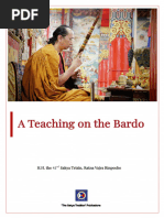 A Teaching On The Bardo: H.H. The 42 Sakya Trizin, Ratna Vajra Rinpoche