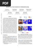 Question Aware Vision Transformer For Multimodal Reasoning