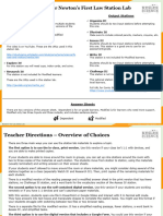 KeslerScience NewtonsFirstLaw StationLab TeacherDirectionsKey