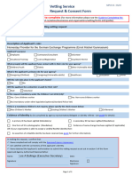 Police Vetting Form For The German Exchange Programme 19062023