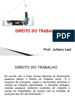 01 - Aula DIREITO Do TRABALHO