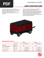 Quick Start Guide CPS1250, CPS1100 - PT