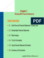 Ratio Analysis and Cash Flow Chapter 3