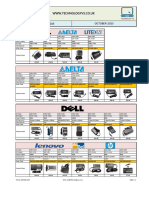 Adapter Price List - October